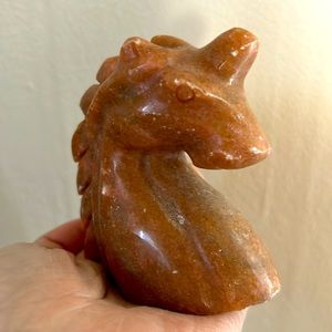 Agate Unicorn Jade Ornament